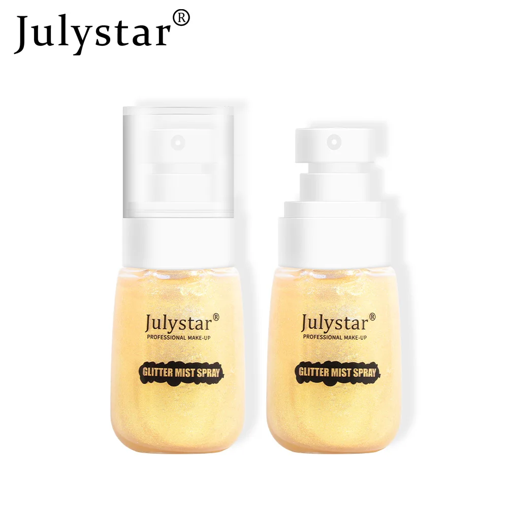 Julystar Facial Brightening Body Foundation Make-up Waterproof Highlight Liquid Spray Female Makeup Travel Portable Cosmetics