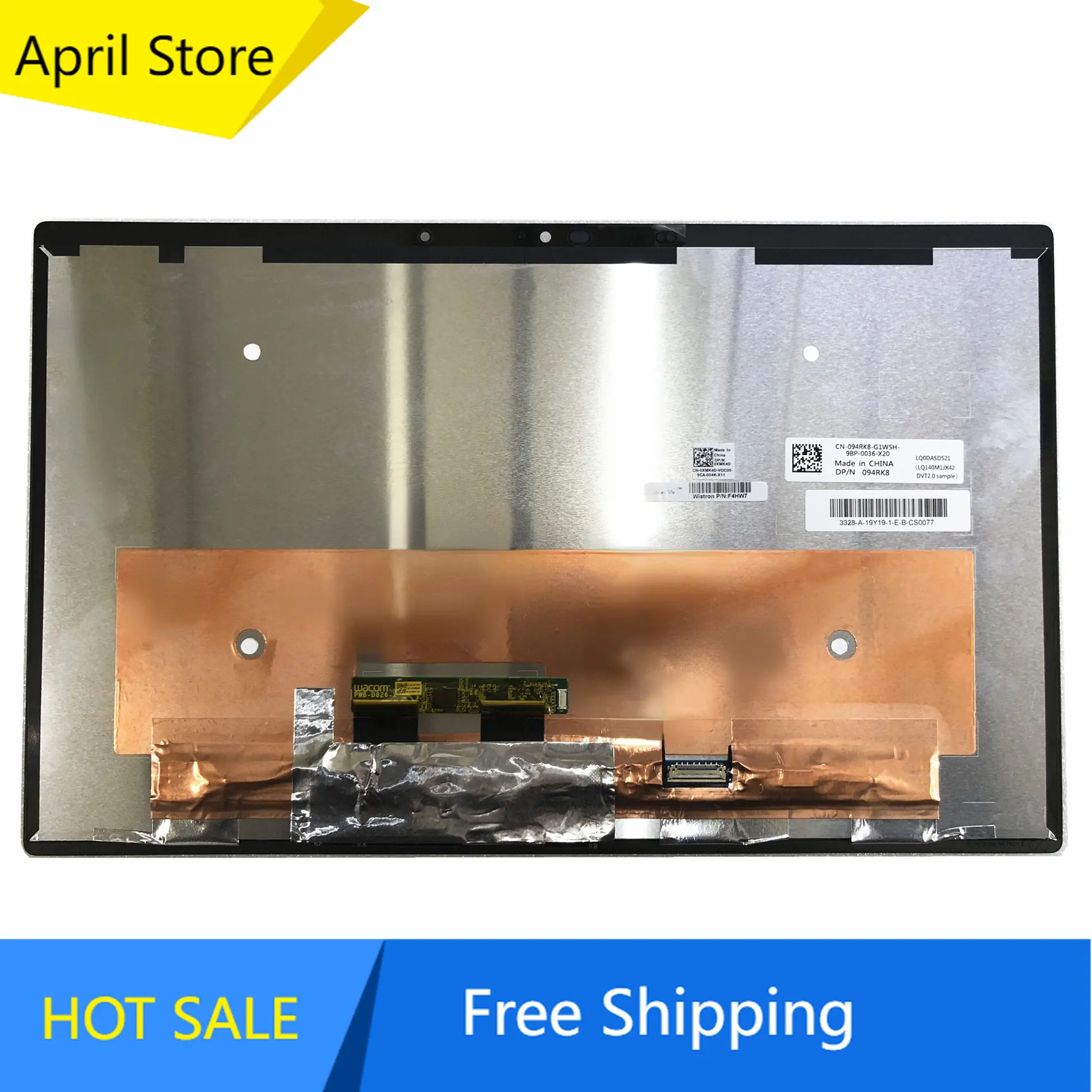 

ЖК-дисплей для ноутбука LQ0DASD521 LQ140M1JX42 DVT2.0 14,0 дюйма, светодиодный фонарь для DELL DP/N: 094RK8