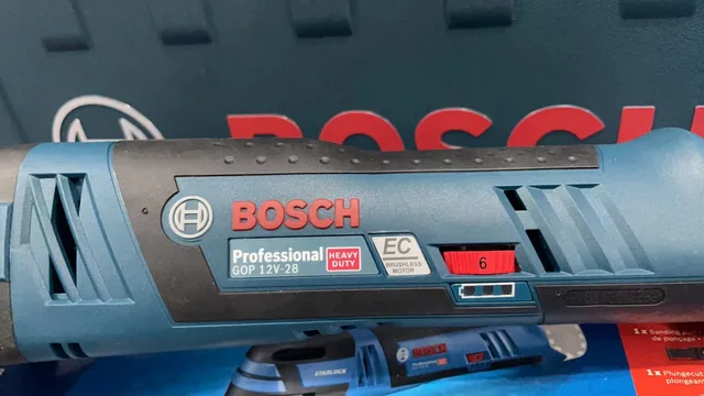 보쉬 GOP 12V-28: 절단 및 연마 작업에 완벽한 믿을 수 있는 충전식 도구