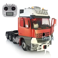 1/14 LESU 8*8 RC Painted Tractor Truck Metal Chassis KIT Cabin W/ Servo Motor 3Speed Gearbox Vehicle DIY Car Model for Adults 1