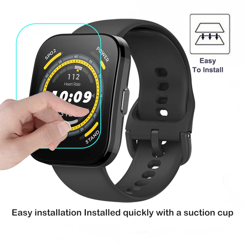 3 stücke ultra weiche klare tpu hydro gel film für amazfit bip 5 bip5 pop 2 3s smartwatch screen protector film für amazfit pop2