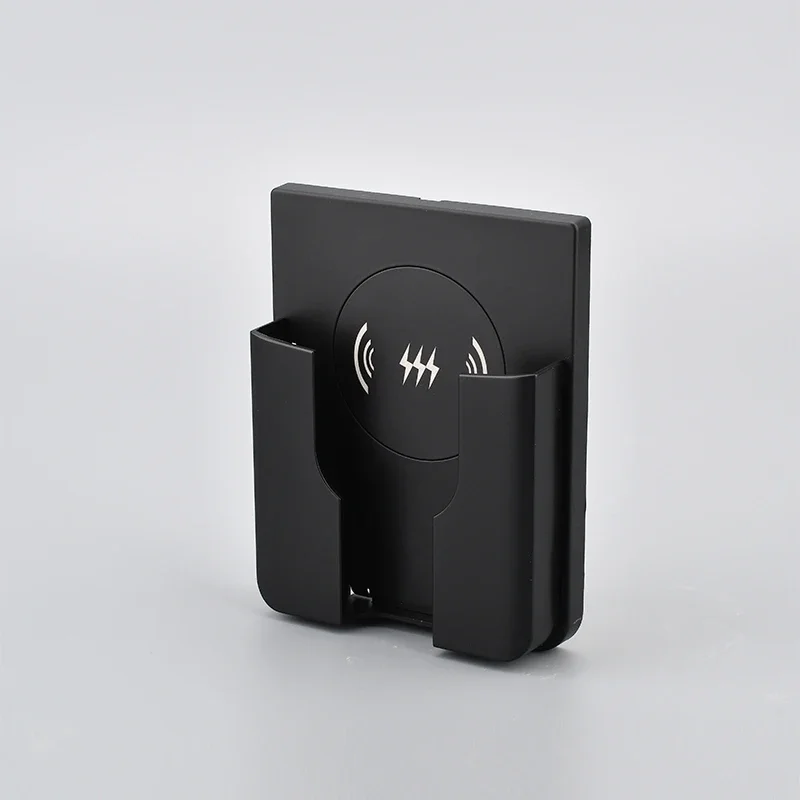 Universal 15W Wall Mount Wireless Fast Charger with Flush AC Integration