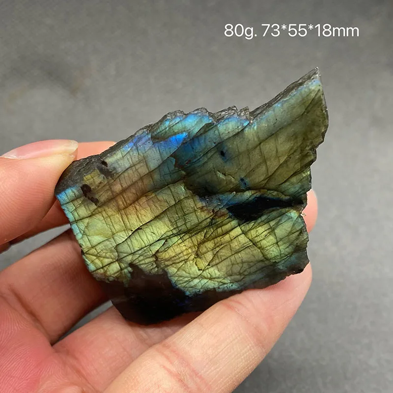 100%  Natural Labradorite Mineral Specimens Stones and Crystals Healing Crystal Collection