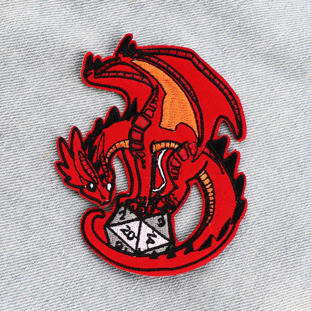 

Game Dragon Manga Badges DIY Patch for Clothes Hat Bag Cartoon Embroidered Sewing Applique Fabric Apparel Accessories