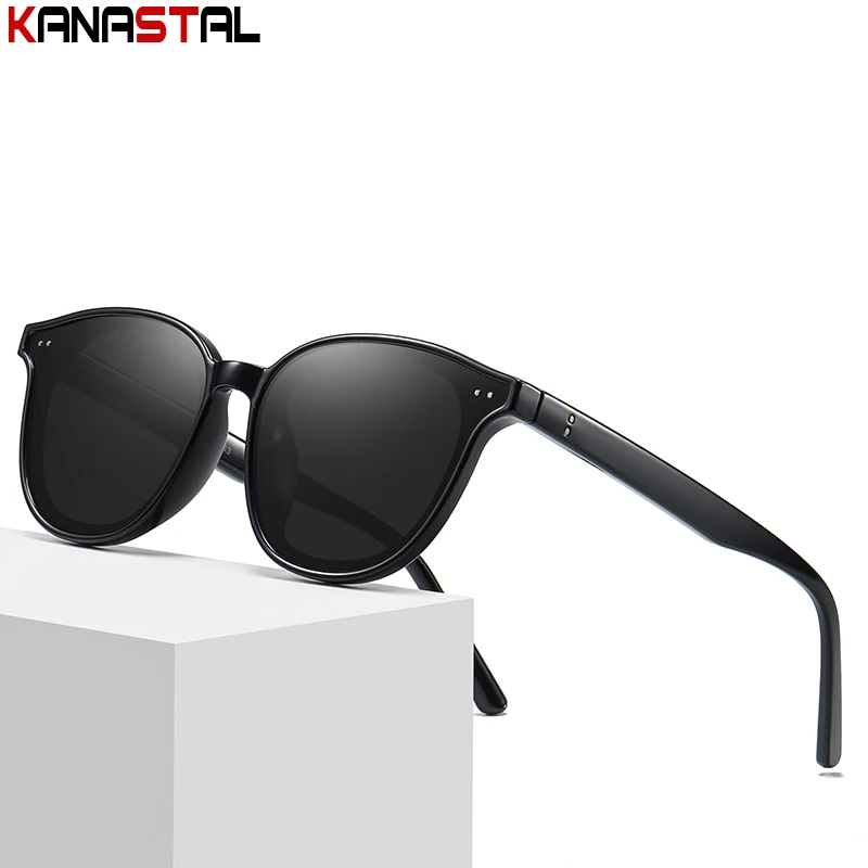 Women's Polarized Sunglasses UV400 Anti UV Sun Glasses Oval Eyeglasses  Frames Beach Travel Driving Men Visor Eyewear Fashion