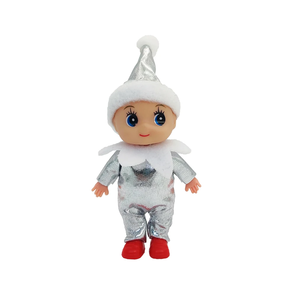 Christmas Mini Baby Elf Dolls Todder Elves Shining Kindness Craft Babies Doll Toy Decoration On The Shelf Gift For Girl Boy Kid 5