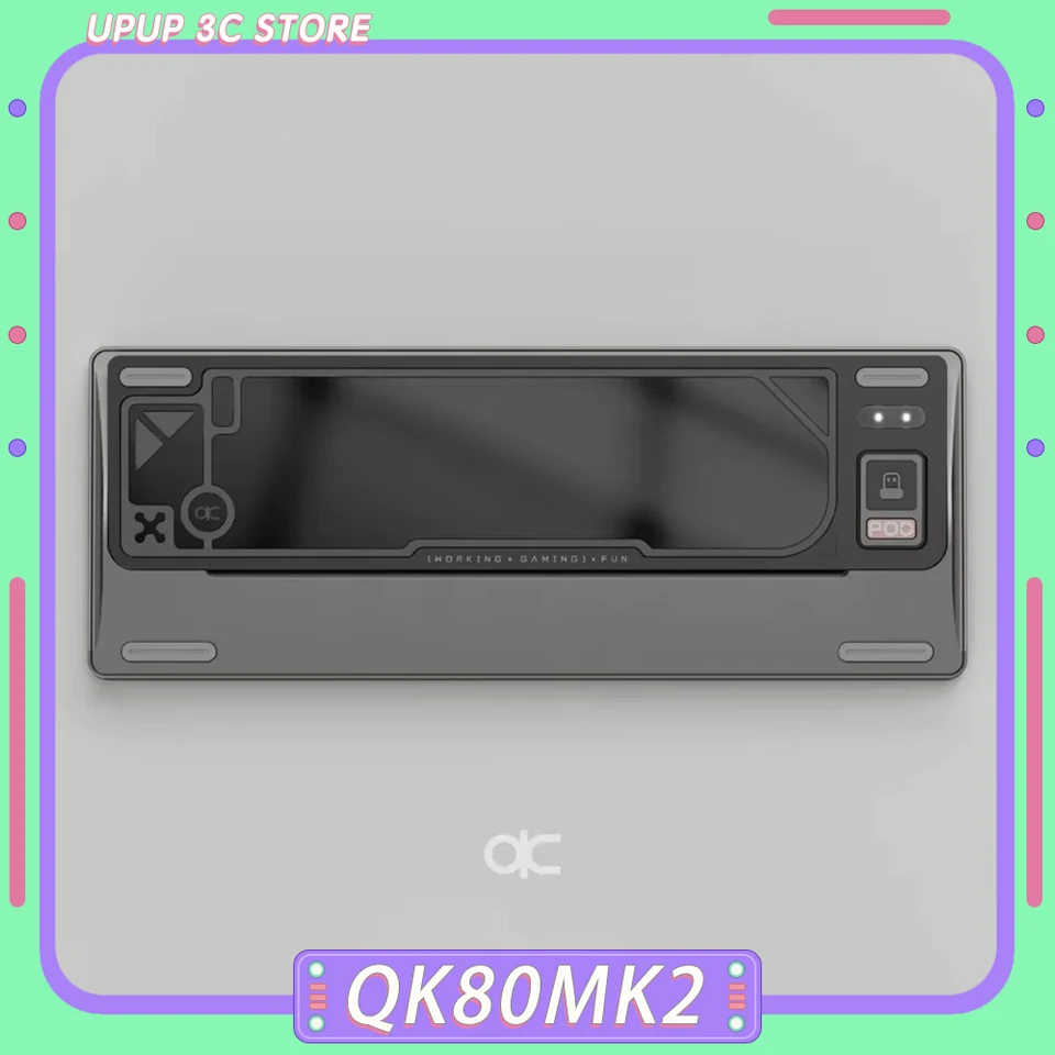 Qwertykeys-ワイヤレスメカニカルキーボードキット,アルミニウム合金