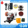 Mini Belt Sander Multifunctional Electric Belt Grinder 7 Adjustable Speed Low Noise 15° Cutter Sharpener Sander Tool 1