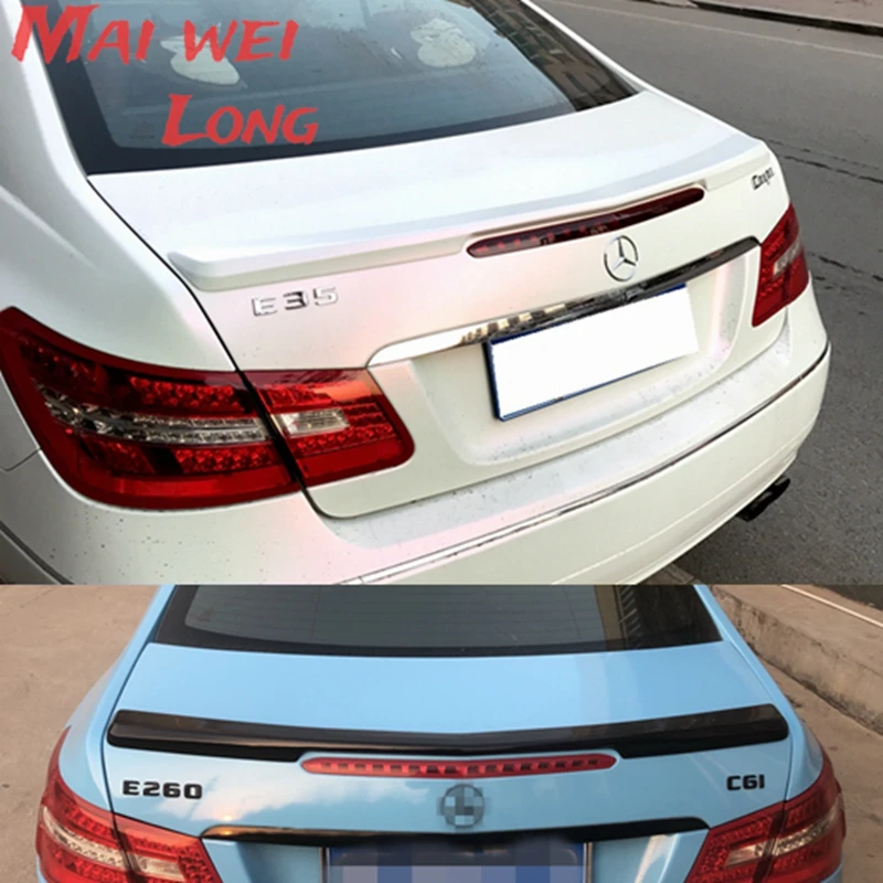 For W207 C207 ABS/ Unpainted Trunk Spoiler For Mercedes Benz E Class