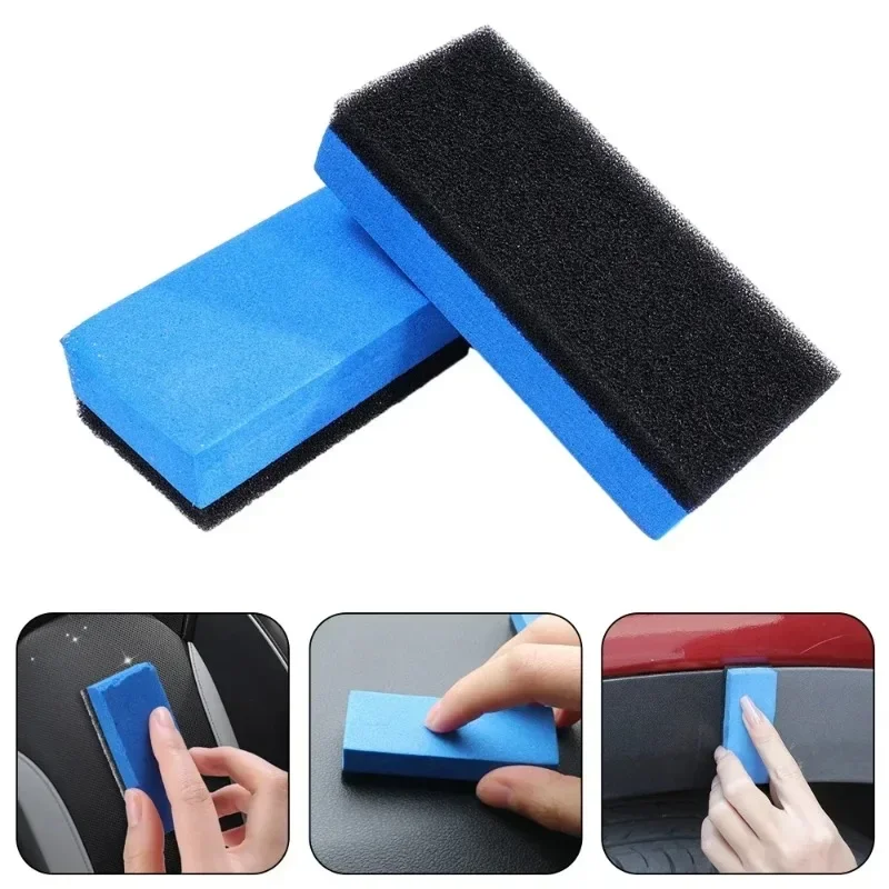 Car Sponge Brush Ceramic Coating Polishing Wax Nano Applicator Pads 10/20/50pcs auto body Glass Sponge Brushes Maintenance Tools