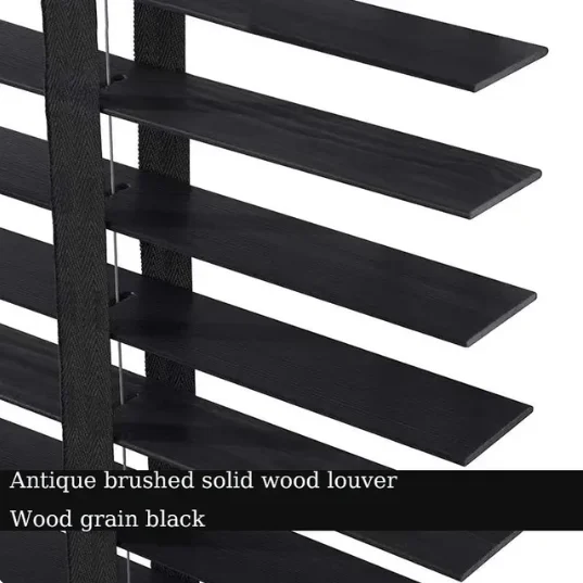 Exclusive Link Solid Wood Blinds Wooden Blinds