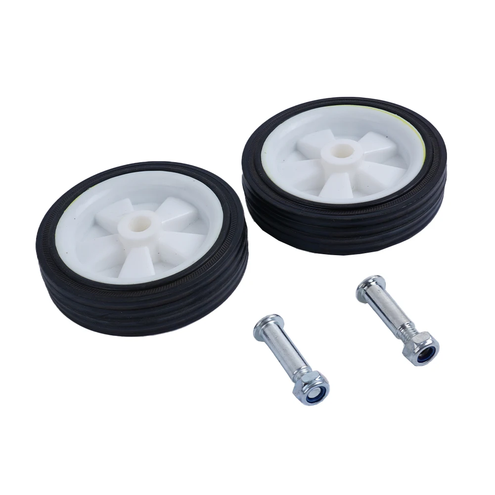 Air Compressor Caster Wheels 5-6In Absorption/Non-Slip Silent Plastic for Air Pumps Oil-free Machines Replacement Accessory 2pcs