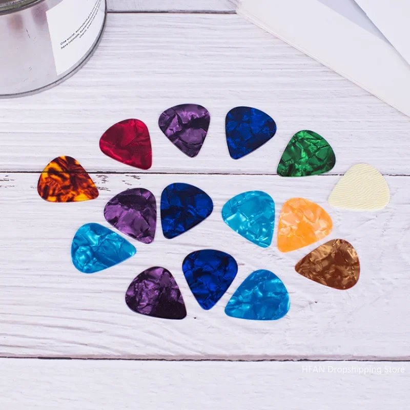 5pcs/set Acoustic Guitar Picks Plectrums Thumb Picks Plastic Electric Part Guitar Pick Pick Bass