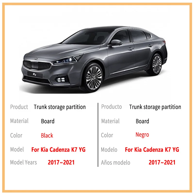 Auto Accessories For Kia Cadenza K7 YG 2017~2021 2018 2020 Car