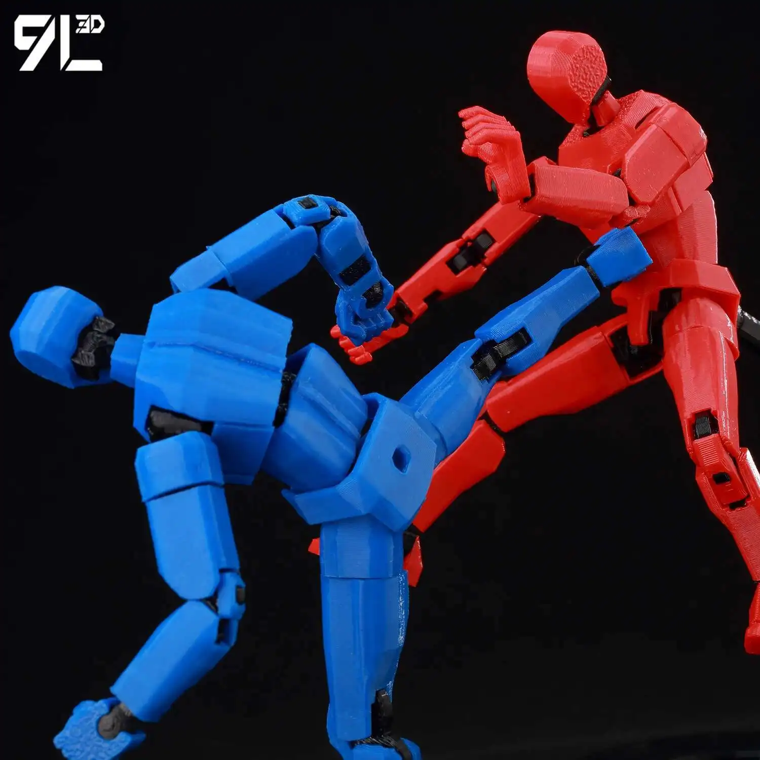 9L3D Lucky13 Spielzeug Figur Spielzeug Student Spiel Geburtstag Geschenke Ganzkörper Bewegliche Schreibtisch Dekoration Montage Spaß Roboter Puppe Titan13 Ct – Detail 7