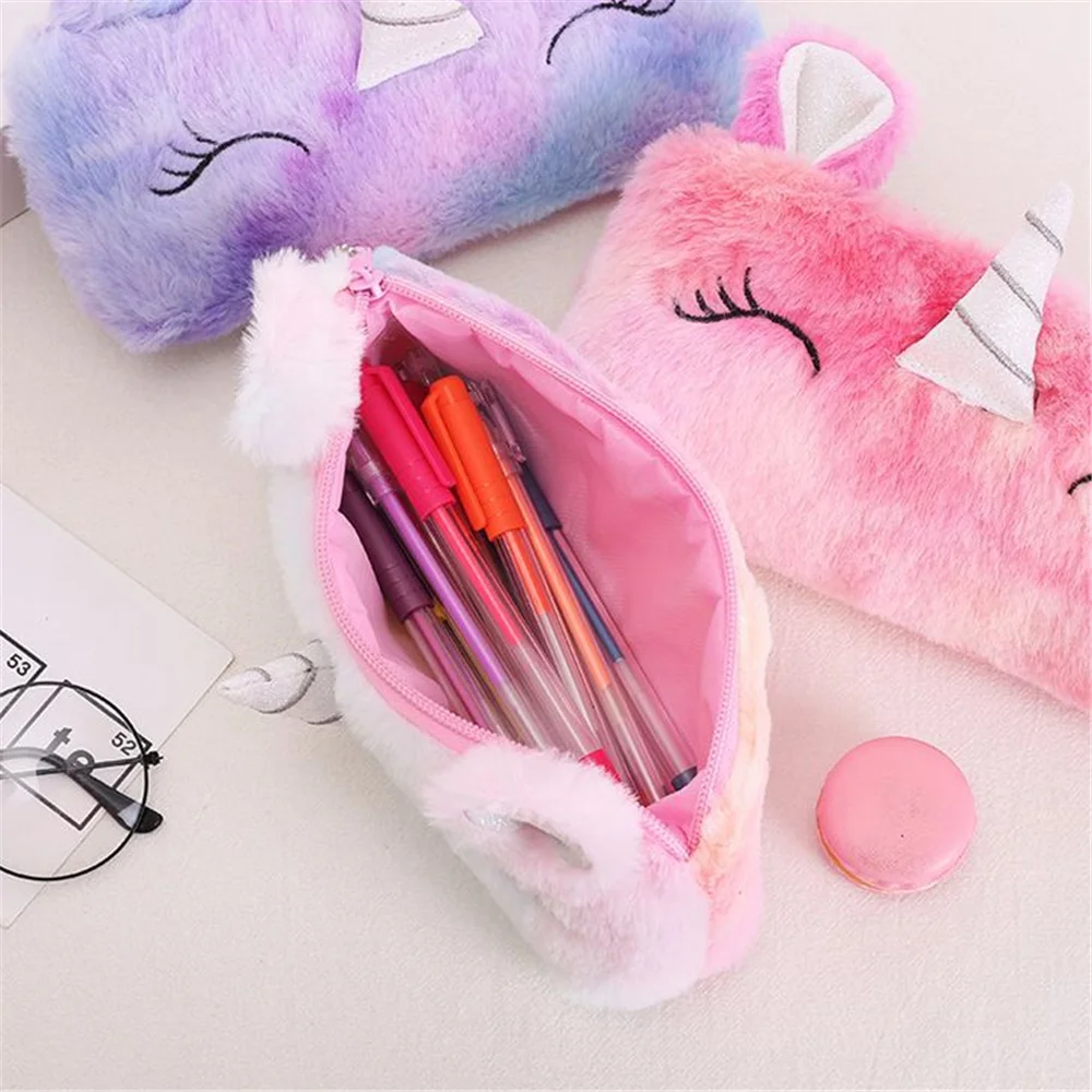 1X Random Unicorn Bag Plush 20CM Horse Coin Bag Coin Pouch Wallet coin purse women wallet coin wallet plush coin purse change bag