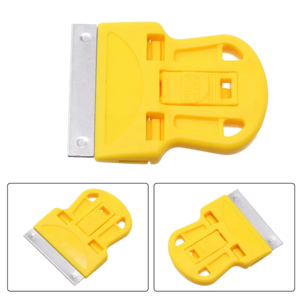 Razor Blade Scraper Window Scraper Tool Scraper Tool Kit Window Scraper Razor Blade Scrapers Car Film Scraper Glue Removal Scraper Scraper With A Blade One-Sided Razor Painting Scraper Holder Handle Standard Window Tinting Razor Tool Remover Cleaner