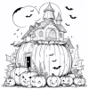 1pc Halloween Coloring Book 20 Page Adult Gift For Birthday Party Relieve Stress Kill Time Graffiti Painting Drawing Art Book ﻿ 3