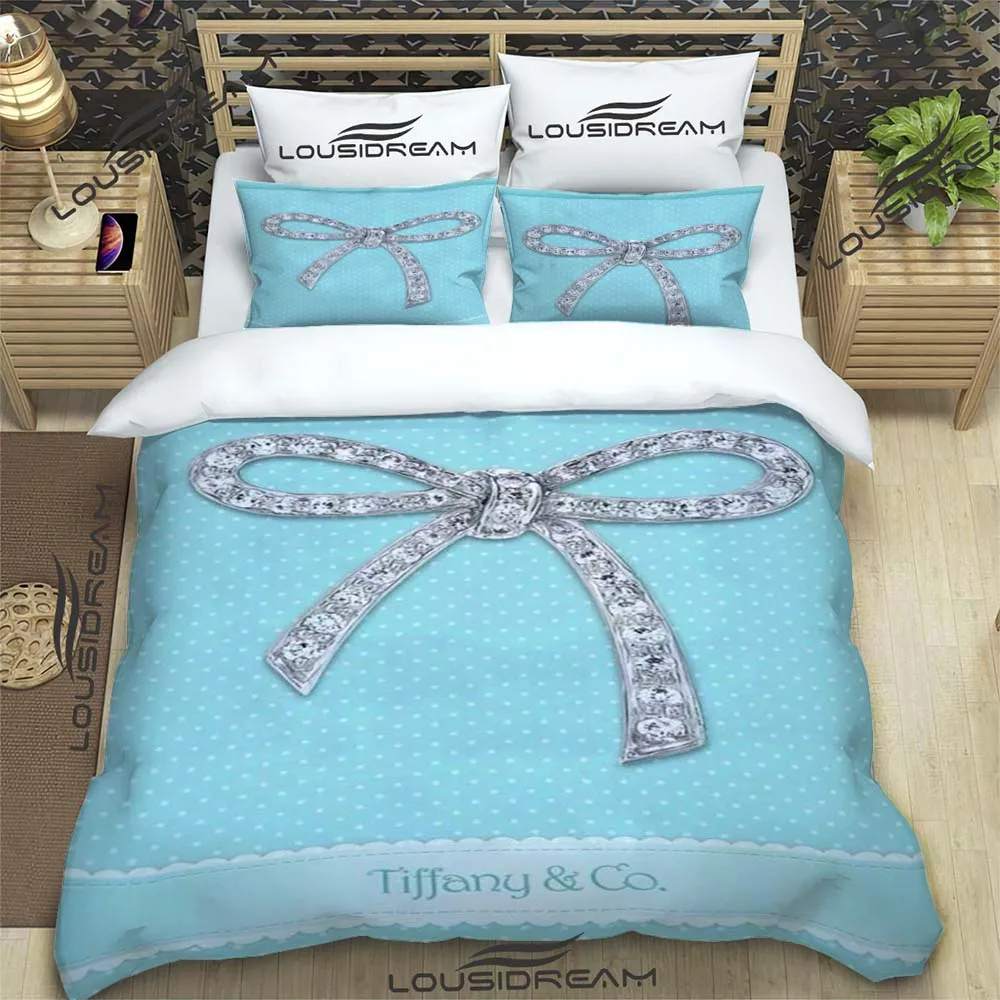 

Art Tiffanys Printed All Season Twin Bedding Set 3 Piece Comforter Set Bed Duvet Cover Double King Comforter Cover