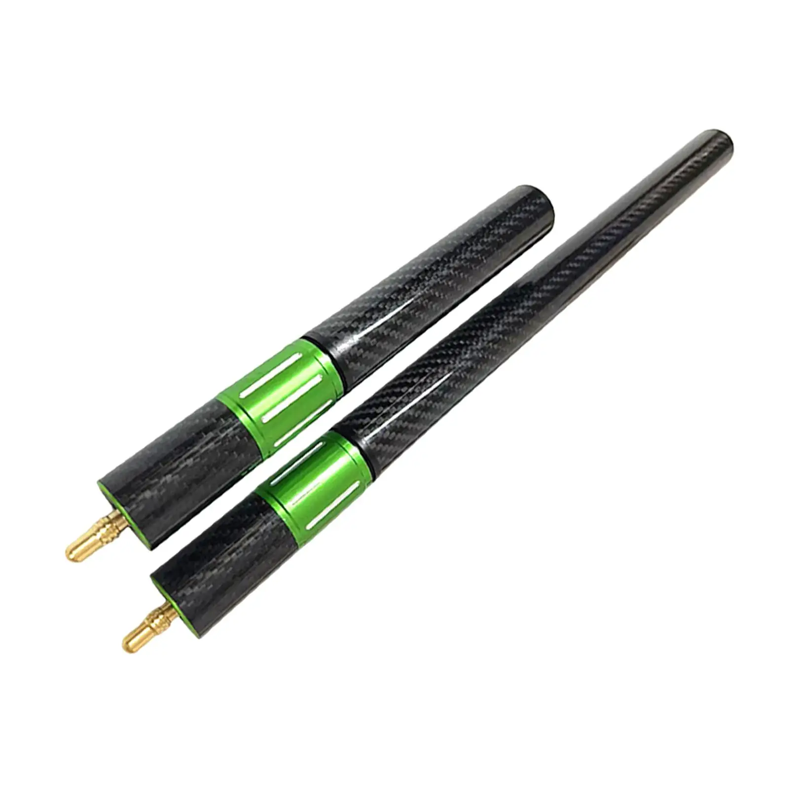 2Pcs Telescopic Pool Cue Extender Snooker Pool Cue Extension for Beginners