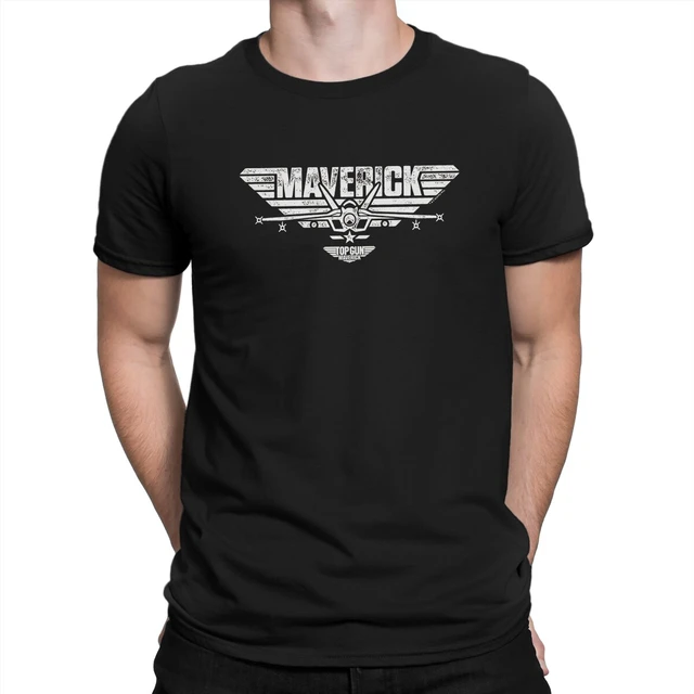 Top Gun Maverick Centered Jet Logo T Shirt Fashion Men Tees Summer