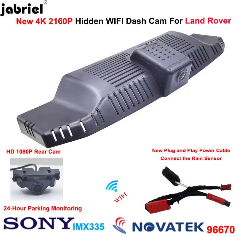 4K 2160P Dash Cam Dvr Per Auto Per Land Rover Defender 110 Per Land Rover Defender 90 2019 2020 2021 2022 Telecamere Per Videoregistratore Wifi