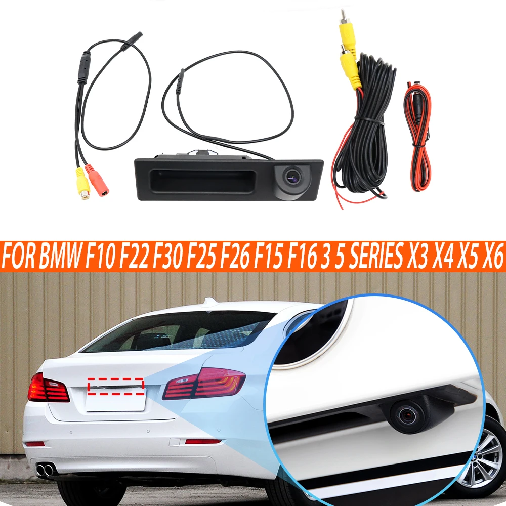 

Car Tailgate Trunk Switch Handle Rear Door Cover Switch With Camera For BMW F10 F22 F30 F25 F26 F15 F16 3 5 Series X3 X4 X5 X6
