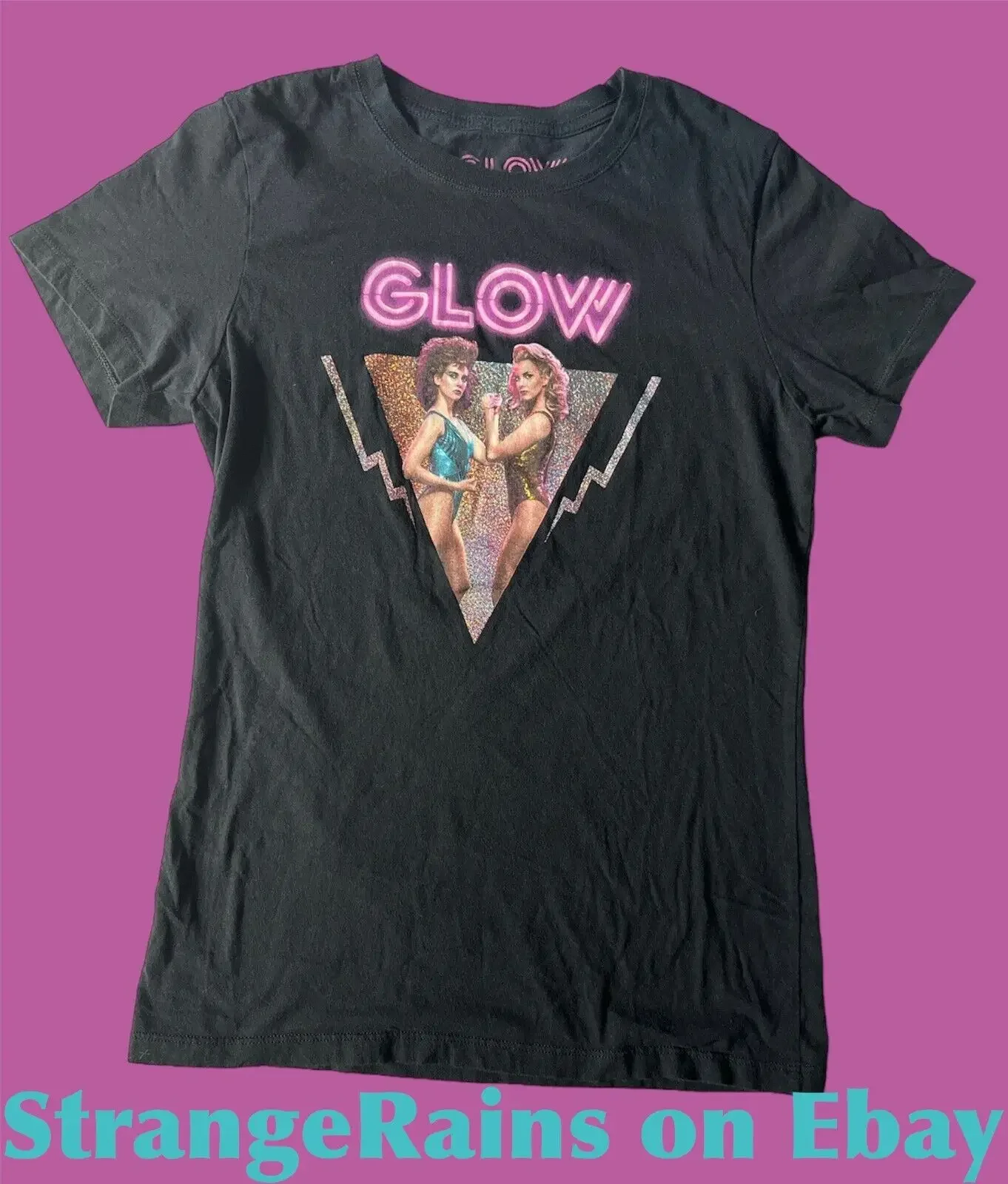 Glow ~ Bellissime Magliette Da Donna Di Wrestling Netflix (M)