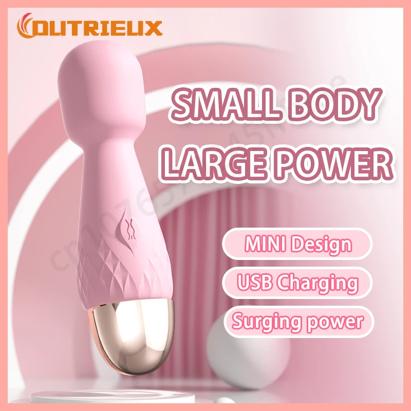 Female Sex Toys Vaginal Vibrators Clit Sucking Vibrator Clitoris Vibrator Vibrator Sex Toy Powerful 10 Modes Vibration Mini Vibrator Magic Stick USB Charging Massager G-Spot Masturbator Vibrators Sex Toy For Women Adult