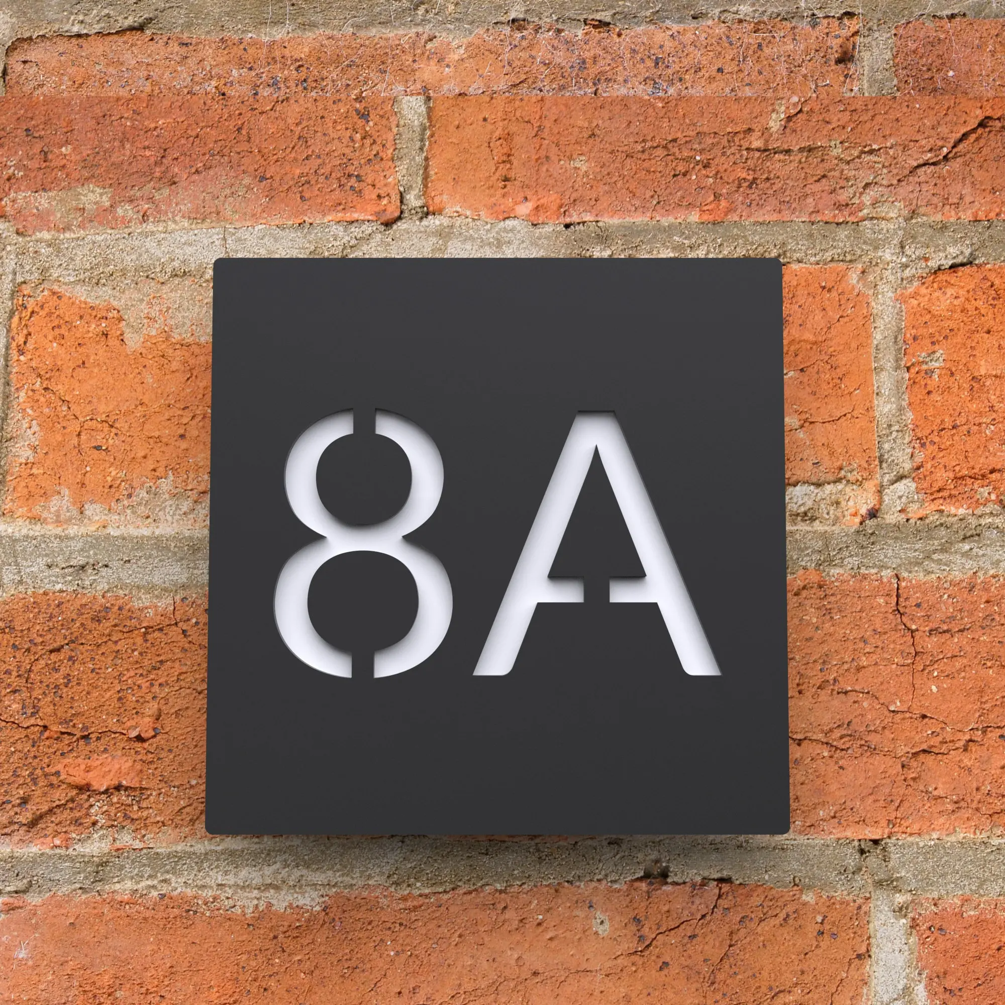Modern Acrylic House Numbers Sign with 3D Letters Customizable Design Outdoor Address Plaque Home Decor Street Visibility