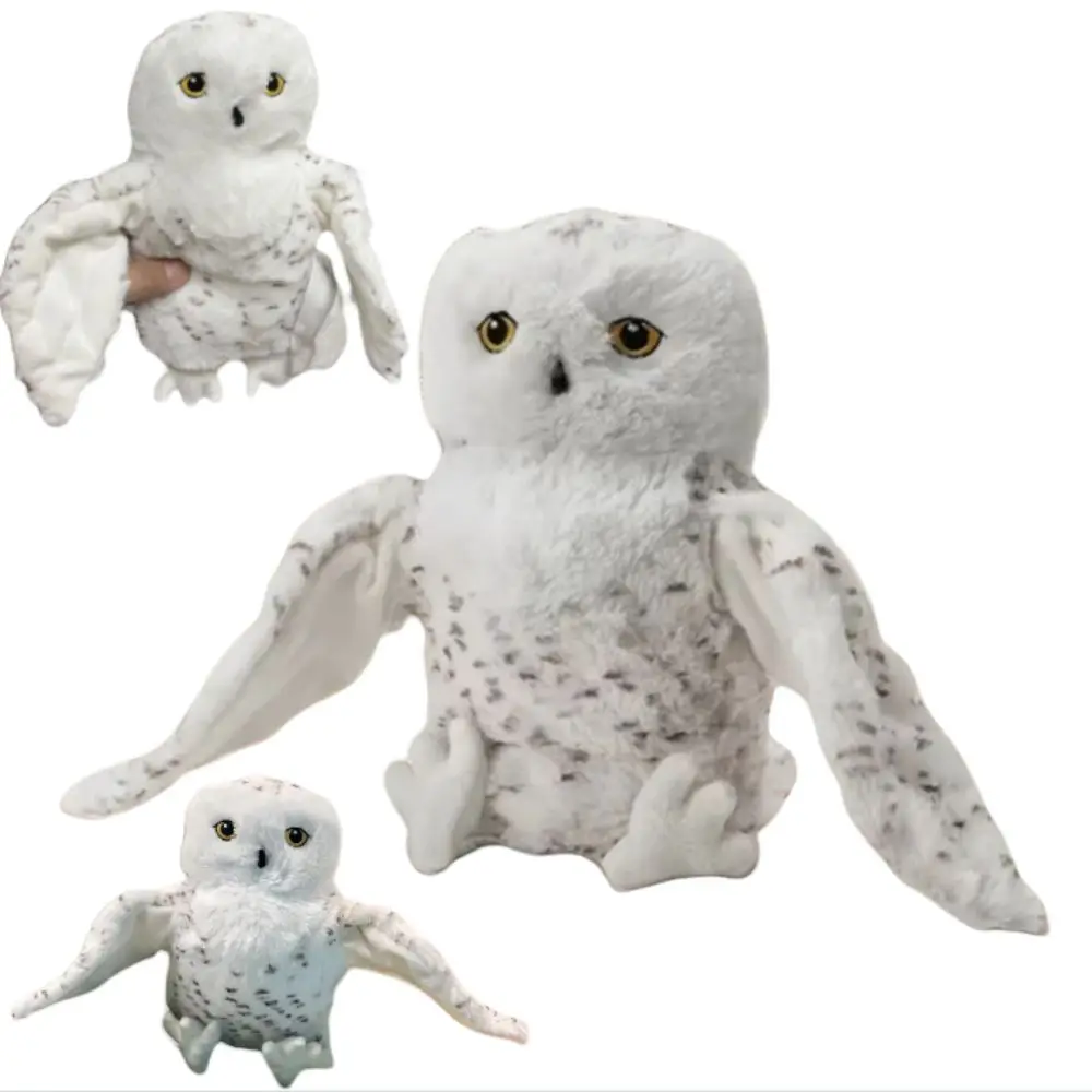 Simulated Owl Hand Puppet Hand Finger Educational Plush Story Puppet Cartoon Kawaii Dolls Stuffed Owl Toy For Children