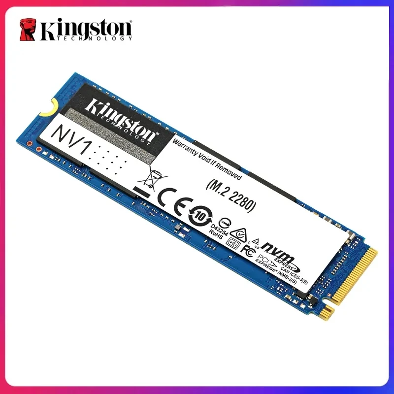 Kingston-disco Rígido Interno Ssd Nv1 Nvme M.2 2280 250gb 500gb Também Unidade de Estado Sólido para pc e Notebook Novo