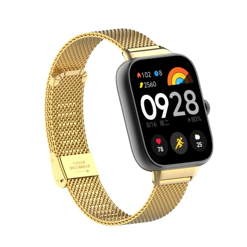 Premium Stainless Steel Metal Strap for Smartwatch - Elegant Watchband Bracelet