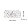 Women Spider Web Zipper Wallet PU Leather Gothic Coin Money Bag Fashion Multi-Use Halloween Trendy Wallet for Girls 6