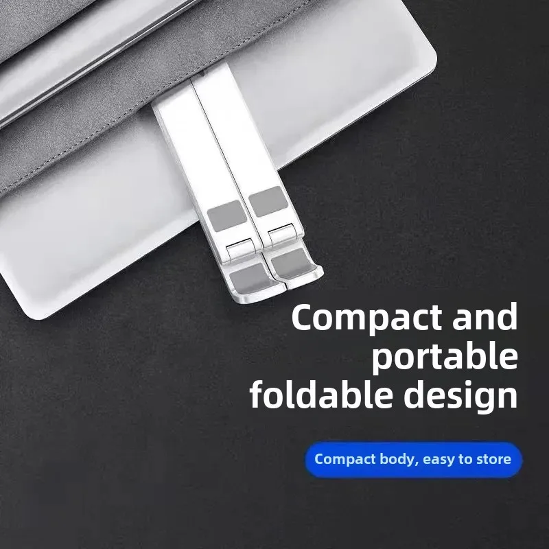 Thickened Portable Foldable Laptop Stand Computer Desktop Elevation Cooling Storage Notebook Holder Desk Organizer
