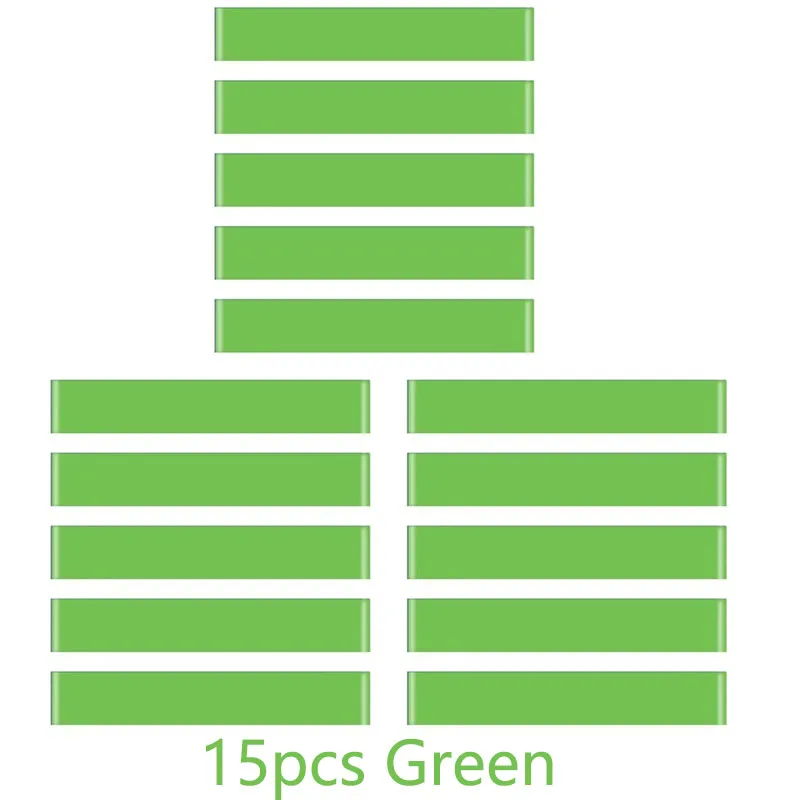 15pcs-Green