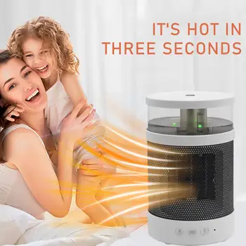 휴대용 3 일정한 가정용 미니 전기 히터, 야간 난방 온도, 다채로운 공기