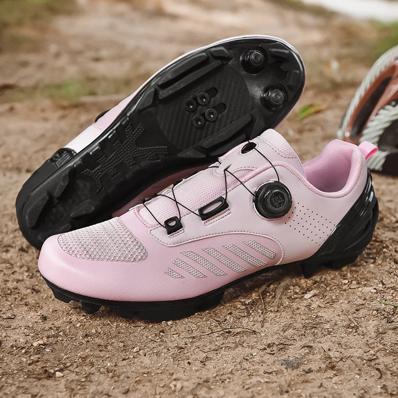2025 Top selling Women's Outdoor Cycling Shoes Mountain Zone Lock Professional Racing Shoes High quality Speed Sports Shoes 4