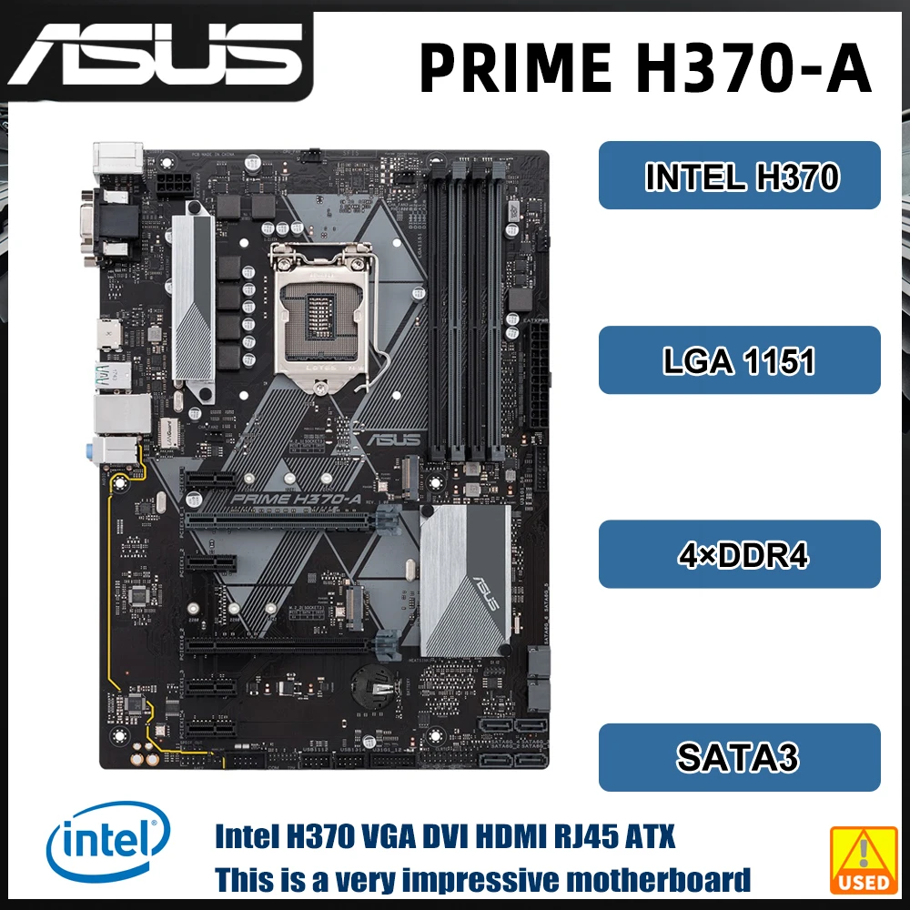 ASUS PRIME H370-A LGA1151 ASUS-PRIME H370-Aマザーボード ASUS PRIME H370-A LGA1151 ASUS-PRIME H370-Aマザーボード