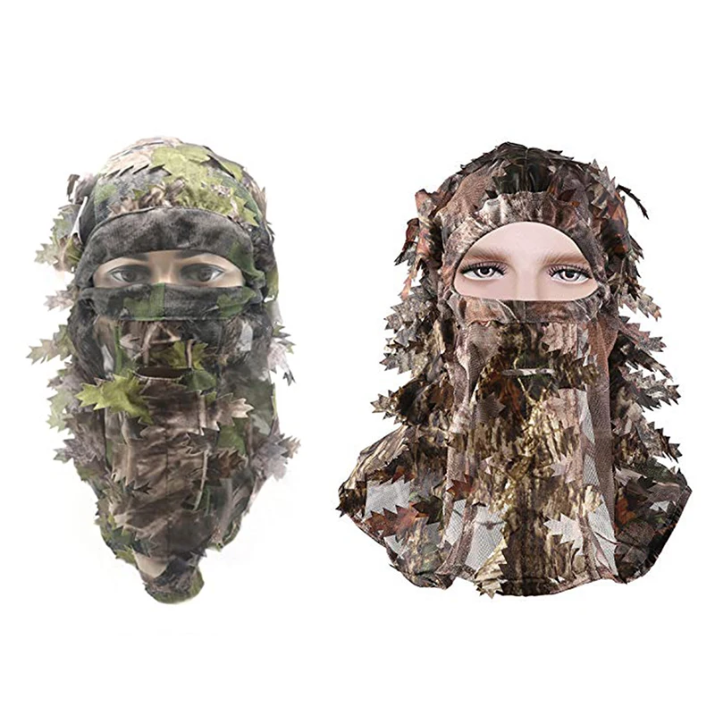Ghillie Full Face Mask Sniper Army Military Camouflage Hunting