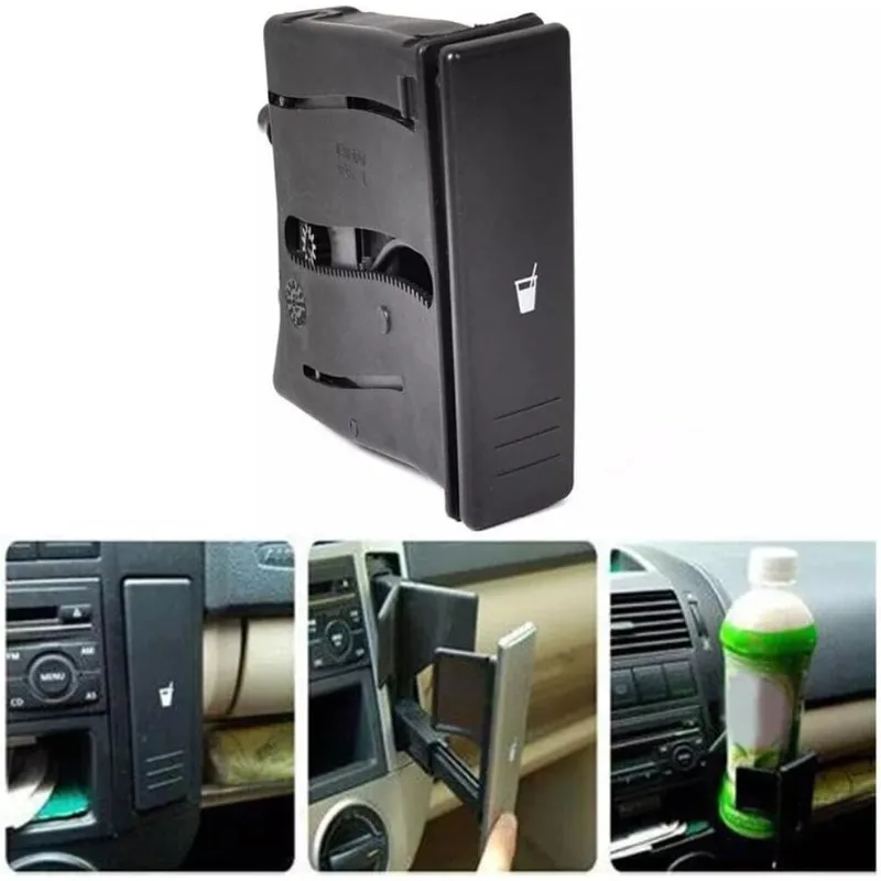 6Q0858602E 자동차 센터 콘솔 컵홀더 음료 홀더 (폭스바겐 폴로 9N 2002 2003 2004 2005 2006 2007 2008 2009 2010)