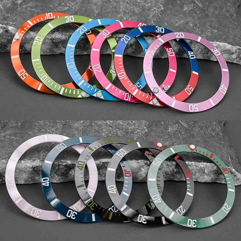 Orologio Lunetta In Ceramica Inserto Fit Seiko Skx007 Skx009Rolex Submariner Gmt Yacht-Master Case Cornice In Ceramica Indice Scale Parti Di Riparazio