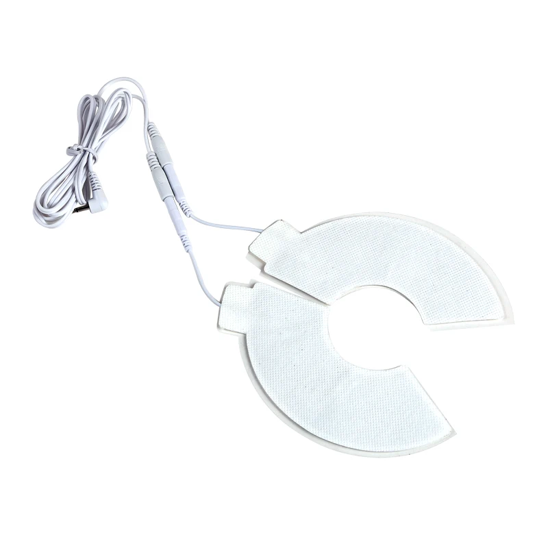 Breast Electrode Massage Pads with 2.0mm for Breast Massage Chest Muscle Stimulator Accessories Self Adhesive Chest Muscle