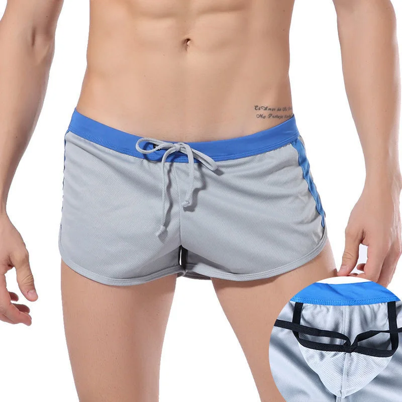 Men Swim Briefs Swimsuits Surf Boardshorts Beach Sports Wear Quick Dry