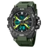STRYVE Men's Watches 50M Waterproof Clock Alarm Reloj Hombre 8026 Dual Display Wristwatch Quartz Digital Clock Men 5