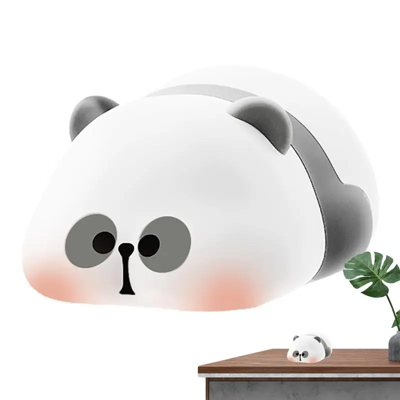 

Силиконовый детский прикроватный светильник с рисунком панды, детский прикроватный светильник с сенсорным управлением для сна, для спальни, колледжа, общежития