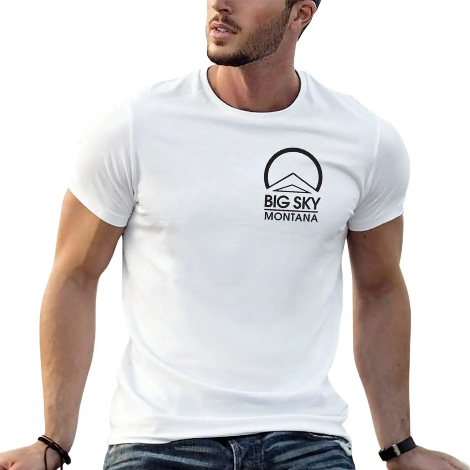

Big Sky Resort, Montana T-Shirt boys whites summer tops tees Short sleeve tee mens t shirts casual stylish