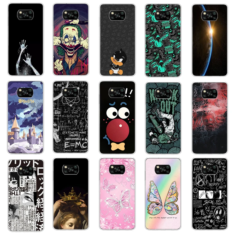 3 Per Xiaomi Poco X3 Nfc/X3 Pro/Poco X4 Gt/Poco X3 Gt/Poco X4 Pro 5G/Poco M3 Custodia Tpu Custodia Protettiva In Silicone Morbido
