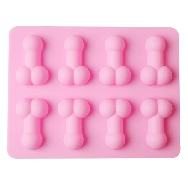 Penis Silicone Ice Tray Chocolate