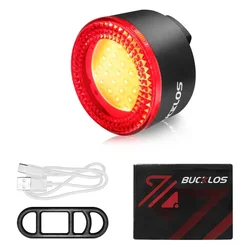 BUCKLOS Ultralight LED Bicycle Headlight and Taillight Set (Red - COB)